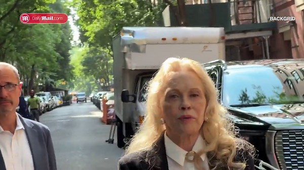 Faye Dunaway, 85, is seen for the first time in TWO YEARS