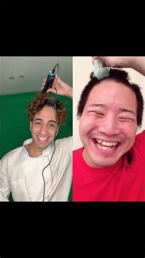 Hair clipper challenge 😂