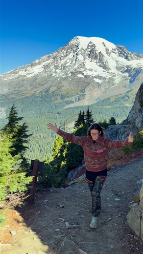 Mount Rainier finally revealed 🏔️😍