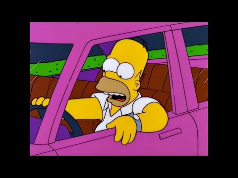 Cars - Race Car Crash Scene (Homer Simpson Parody)
