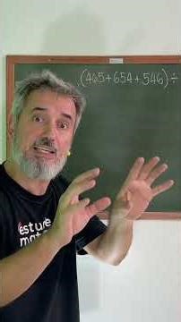 🧠 BETTER THAN A COMPUTER: Calculate (465+654+546)÷5 using your brain!