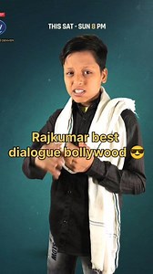 Rajkumar best dialogue 😎 #reels #bollywood #viral #indianidol #dialogue #Rajkumar | Aj indian Hero
