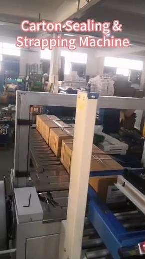 Carton Sealing & Strapping Machine | Automatic End-of-Line Packaging System