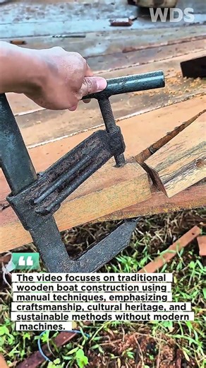 Traditional Boat Building Process | Handmade Wooden Boat Using Traditional Tools