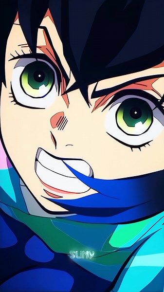 Inosuke without a mask is so>>>>>> 😍 | #inosuke #inosukehashibira #kimetsunoyaiba #aoisq #animetiktok