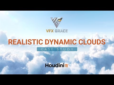 Houdini Tutorial | Realistic Dynamic Clouds Trailer | VFX Grace