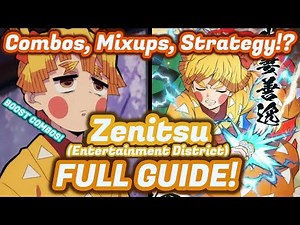 Entertainment Zenitsu Breakdown! Combos/Moveset/Strategy! - Demon Slayer Hinokami Chronicles Guide