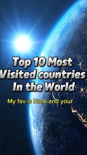 🌍 Top 10 Most Visited Countries in the World (2026) | Best Travel Destinations