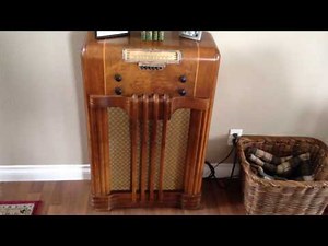 1940 Philco Radio Model 40-160 Demonstration