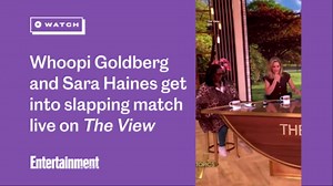 Whoopi Goldberg and Sara Haines get into slapping match live on 'The View'