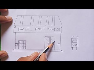 #postofficeday How to draw a post office day easy drawing for kids|Drawing kids |pencil art |