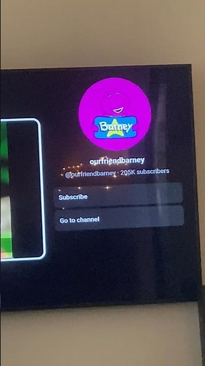 Shoutout To ‪@ourfriendbarney‬ On The TV! (Though I Dislike Barney)