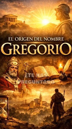 Aprendealgonuevo on Instagram: "¿Te has preguntado alguna vez cuál es el origen del nombre Gregorio? Este nombre tiene una historia profunda y muy antigua. Proviene del griego Gregorios, que significa “el vigilante”, “el que está despierto” o “el que vela”. En su sentido original, hacía referencia a una persona atenta, consciente y siempre alerta, tanto en lo espiritual como en lo moral. El nombre Gregorio se difundió ampliamente gracias al cristianismo, especialmente por la influencia de varios
