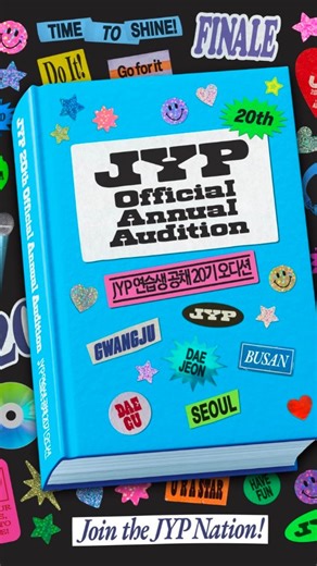kaya on Instagram: "JYP's FINAL 20th ANNUAL AUDITIONS ARE HAPPENING IN THE BEGINNING OF 2026! If you're ineligible, you can still audition ONLINE through JYP's audition entertainment website. #kpop #jyp #jypentertainment #explore #twice #skz #straykids #itzy #nmixx #nexz #kickflip #kpopidol #hyunjin #straykidshyunjin #straykidsfelix #kpopedit #kpopdemonhunters #kpopdance #audition"