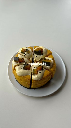 pumpkin cake.#pumpkin#pumpkincake#かぼちゃ#かぼちゃケーキ#かぼちゃスイーツ #かぼちゃスイーツレシピ #カフェ#お菓子作り#おすすめ