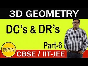Direction Cosines and Direction Ratios - 5 Video Lecture | Crash course for JEE
