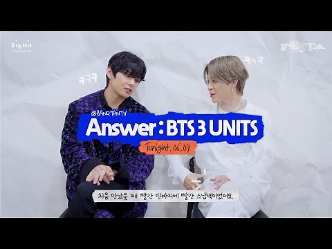 [2020 FESTA] BTS (방탄소년단) Answer : BTS 3 UNITS '친구' Song by V & Jimin