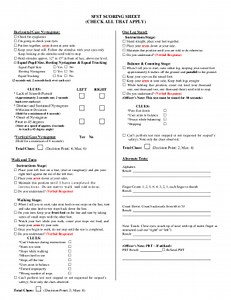 2016-2025 Form TX TDCAA SFST Scoring Sheet Fill Online, Printable, Fillable, Blank - pdfFiller