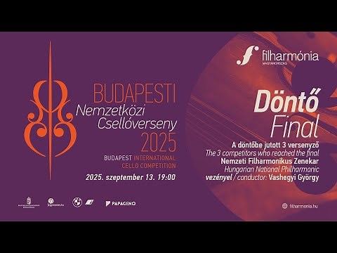 Budapest International Cello Competition - FINAL