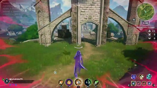 Spellbreak BR Casual Gameplay (2022): Toxic and Wind Combo