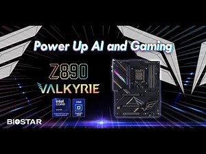 BIOSTAR Z890 VALKYRIE powers up AI and gaming