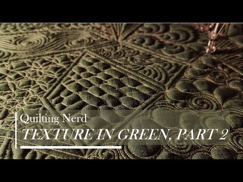 Free motion quilting project – create this abstract design – perfect FMQ exercise – part 2