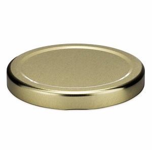 70 mm Gold Metal Lug Caps (Plastisol Liner) - X70-LUG