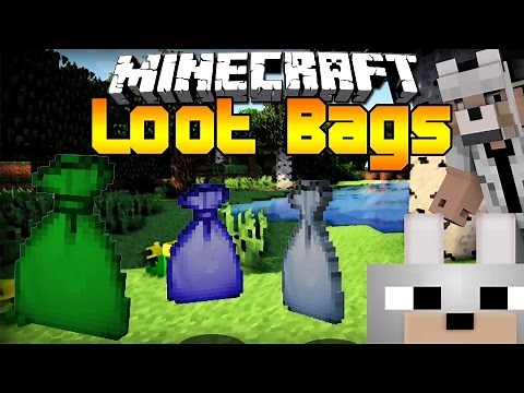 Minecraft Mod - Loot Bags 1.7.10 Review (Roleplaying Intro)