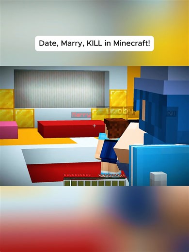 Date, Marry, KILL in Minecraft! Part 2 #minecraftmemes #minecrafttiktok #johnnyminecraft #minecraft