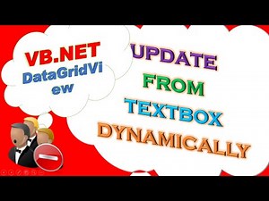 VB.NET DataGridView Update DataGridView Items From TextBoxes