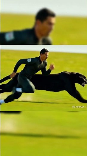 Ronaldo's PANTHER Fierce Sprint vs Fastest Man on Earth