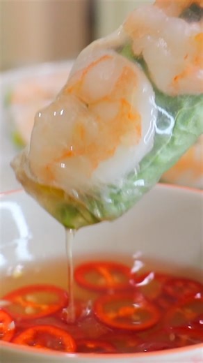 You’ll Love These Vietnamese Fresh Spring Rolls! 🌿 📝 Full Video Printable Recipe: https://cicili.tv/vietnamese-fresh-spring-rolls/ Serves: 24 rolls Prep time: 2 hours Cook time: 45 minutes For the fresh spring rolls: 1 pound pork belly (or substitute with other cuts) 3 slices ginger 1 pound shrimp, peeled and deveined 7 ounces rice vermicelli noodles, soaked in water for 20 minutes 24 rice paper wrappers (bánh tráng) ½ head lettuce 1½ cups mint leaves 1 cucumber, cut into strips 1½ cups bean s