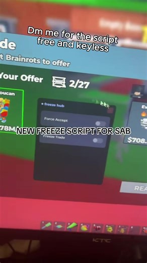 Dm me for the script #sab #script | print script