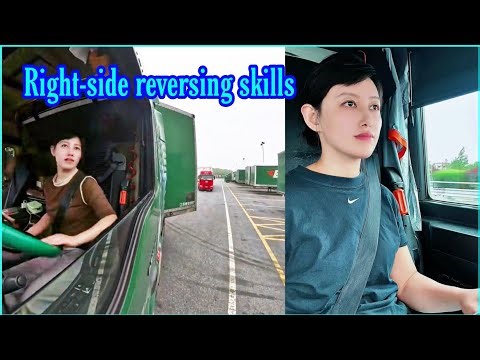 ONE-SHOT Blind-Side Reverse with a Tractor-Trailer | Flawless Control