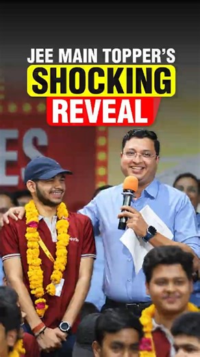 JEE Main Toppers Mindset Revealed!!💪🔥 || NV Sir Shorts #shorts #nvsir #jee