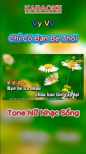 Chỉ Có Bạn Bè Thôi Tone Nữ | Nhạc Sống - Beat Chuẩn Dễ Hát #bolero #tonenu #karaoke