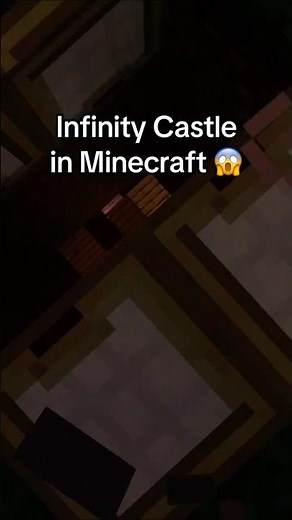 The INFINITY CASTLE in Minecraft!!! (Demon Slayer) #minecraft #demonslayer