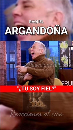 Tal Cual (TV+) Raquel Argandoña/"Are you faithful?" #chileantv #chileanhumor #reactions