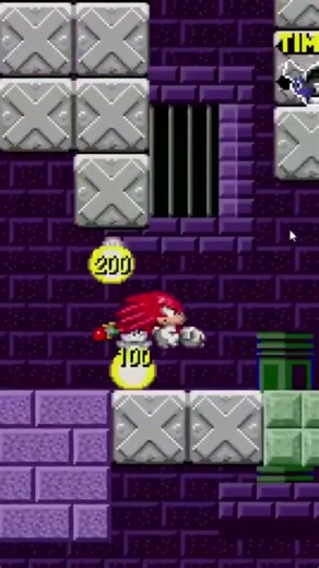 Average Knuckles Training: #sonicorigins #knuckles #challenge