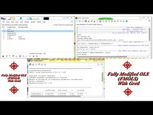 Fully Modified OLS (FMOLS) With Gretl
