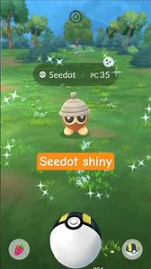 CAPTURADO Seedot Shiny en Pokémon GO