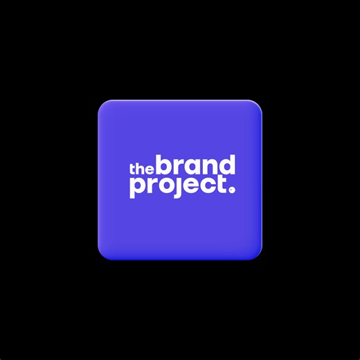 The brand project logo animated gif / lottie