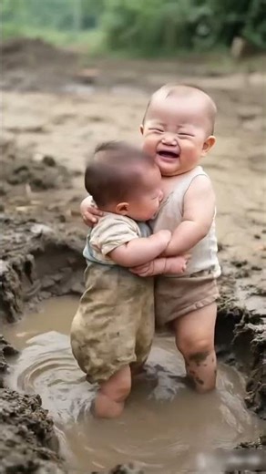 Crying Baby Gets the Cutest Help oI FunnyAi Animated Shorts #cute #cutebabies