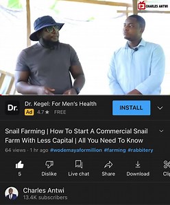 How To Start A Commercial Snail  Farm With Less Capital | All You Need To Know | Complete Beginner’s Guide Kindly click on the link below to be educated and inspired  https://youtu.be/nhpC7voEoMU Don’t forget to like, share and subscribe  | Youth In Agriculture | Facebook