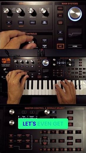 SEM Filter Sound on Hydrasynth Explorer #shorts