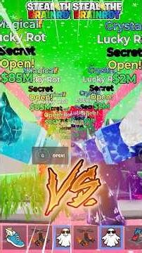 マジカルラッキーロットvsクリスタルラッキーロット！ #フォートナイト #fortnite #brainrot