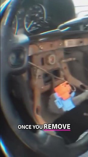 DIY Airbag Removal: Easy 10mm Bolt Trick Revealed! #shorts