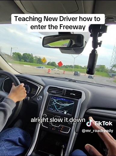 Freeway Driving Lesson for New Student Driver