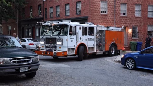1.5K views · 1.3K reactions | Engine 23 working the tight streets of Baltimore  | Tall28guy | Facebook
