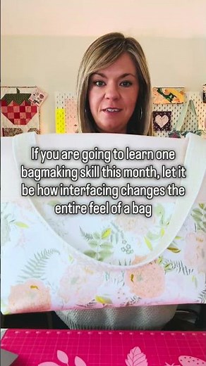 How Interfacing Changes the Entire Feel of a Bag